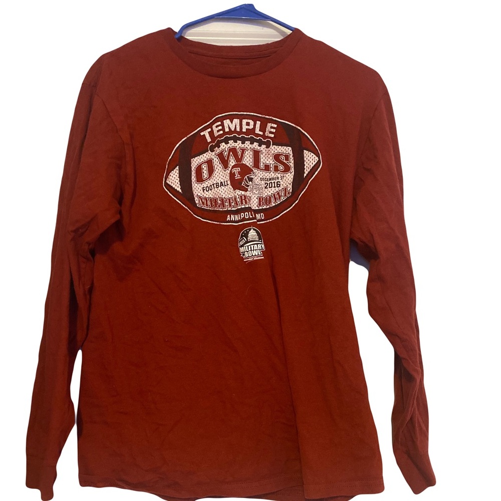 Temple football long sleeve